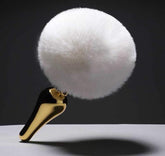 Furry bunny tail butt plug